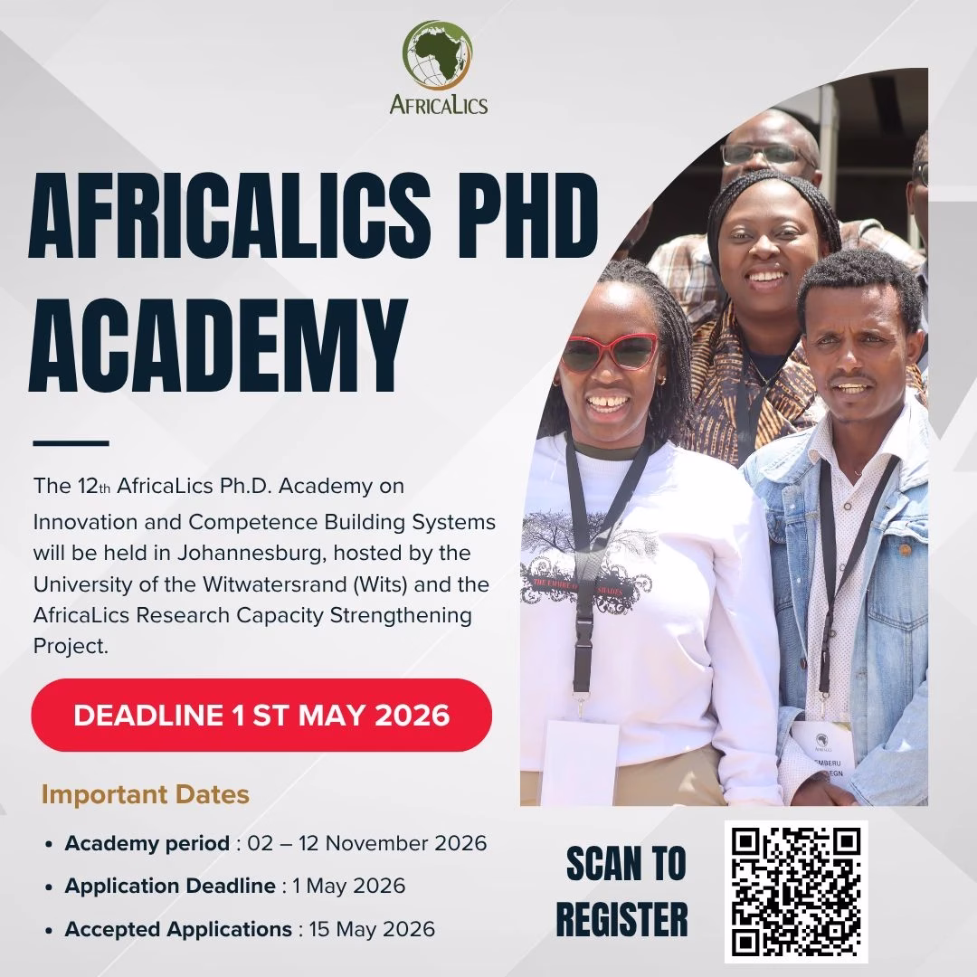 Call for Applications – 12th AfricaLics PhD Academy